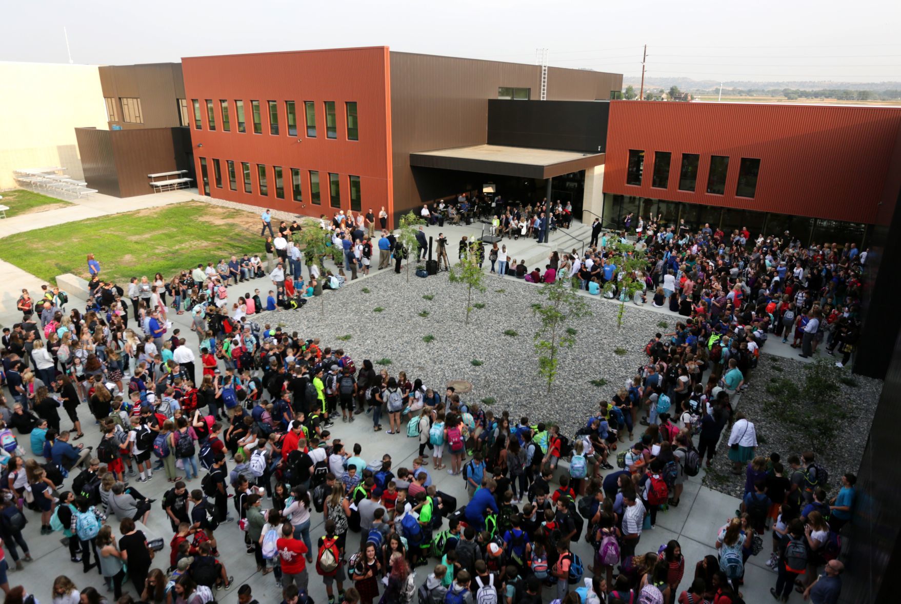 Ben Steel Middle School ribbon cutting ceremony